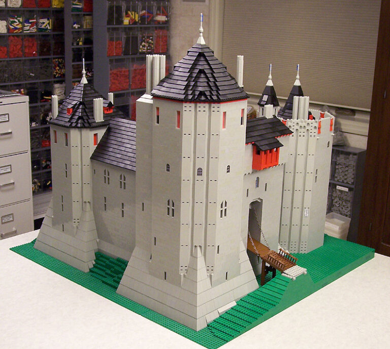 Lego model of Castell Coch
