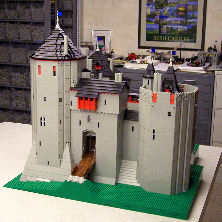 Lego model of Castell Coch
