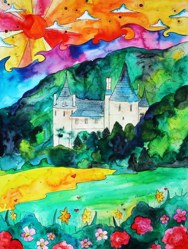 Castell Coch artwork by