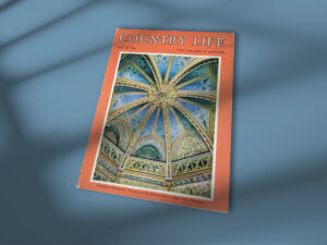 Front cover of Country Life magazine from May 10 1962. Contains photo of a decorative ceiling in Castell Coch.