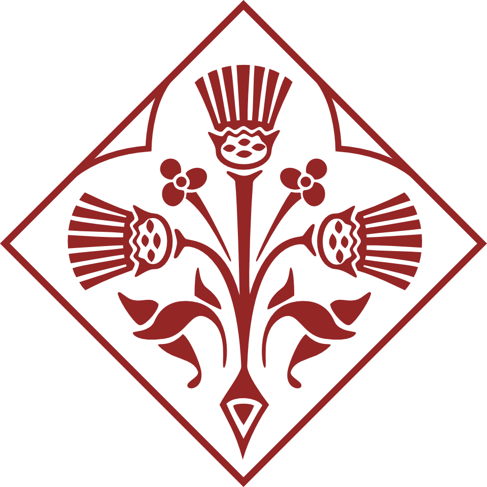 Illustration of a pattern from Castell Coch