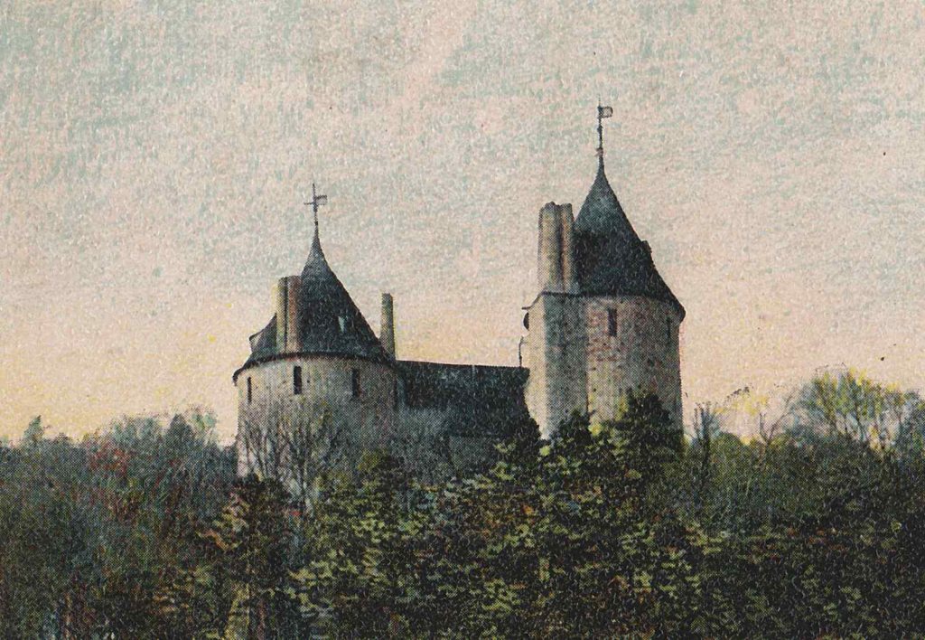 Castell Coch from an old postcard