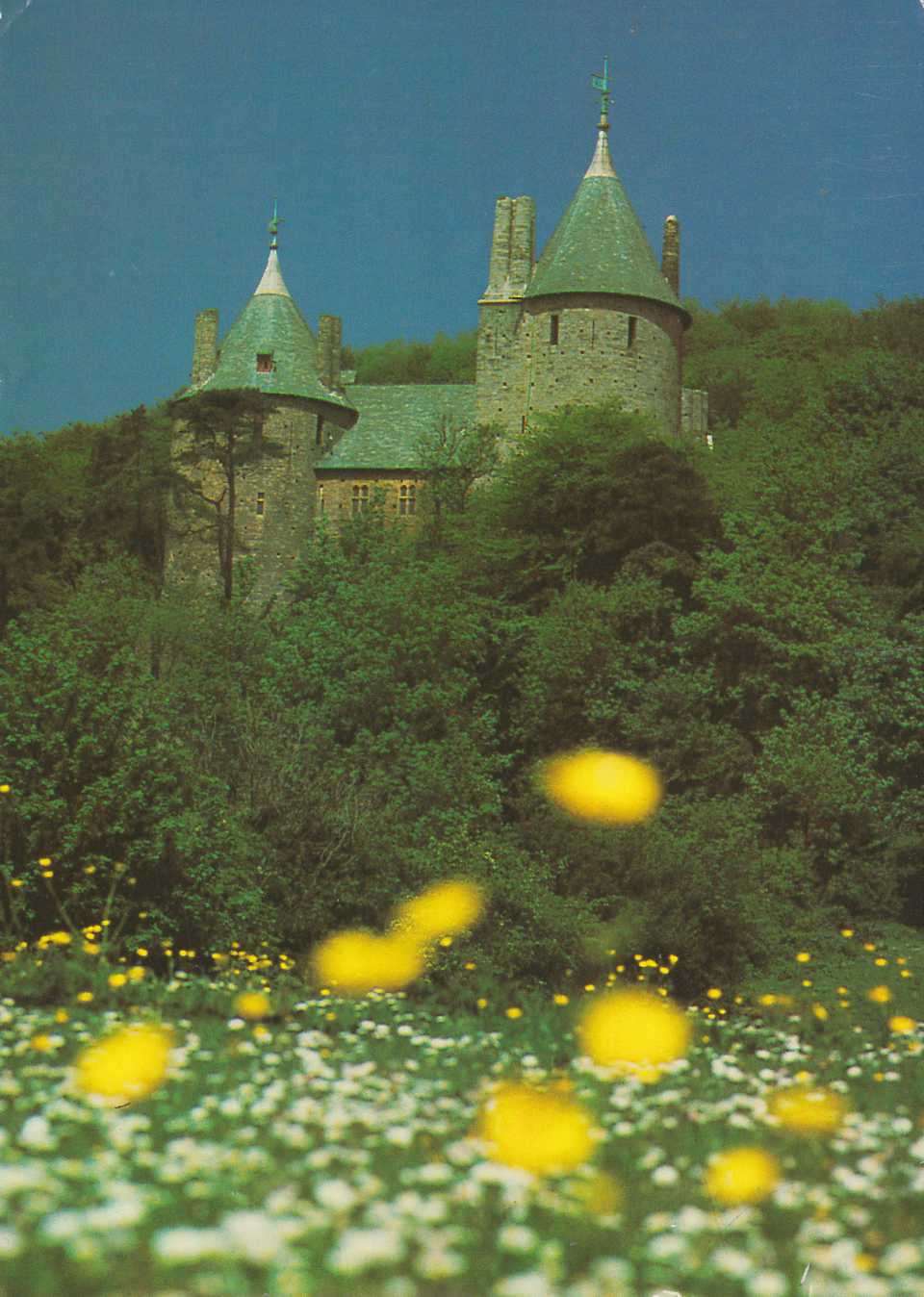 Postcard of Castell Coch from 1991
